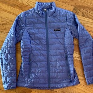 Patagonia Women's XS Light Blue Puffer Jacket
